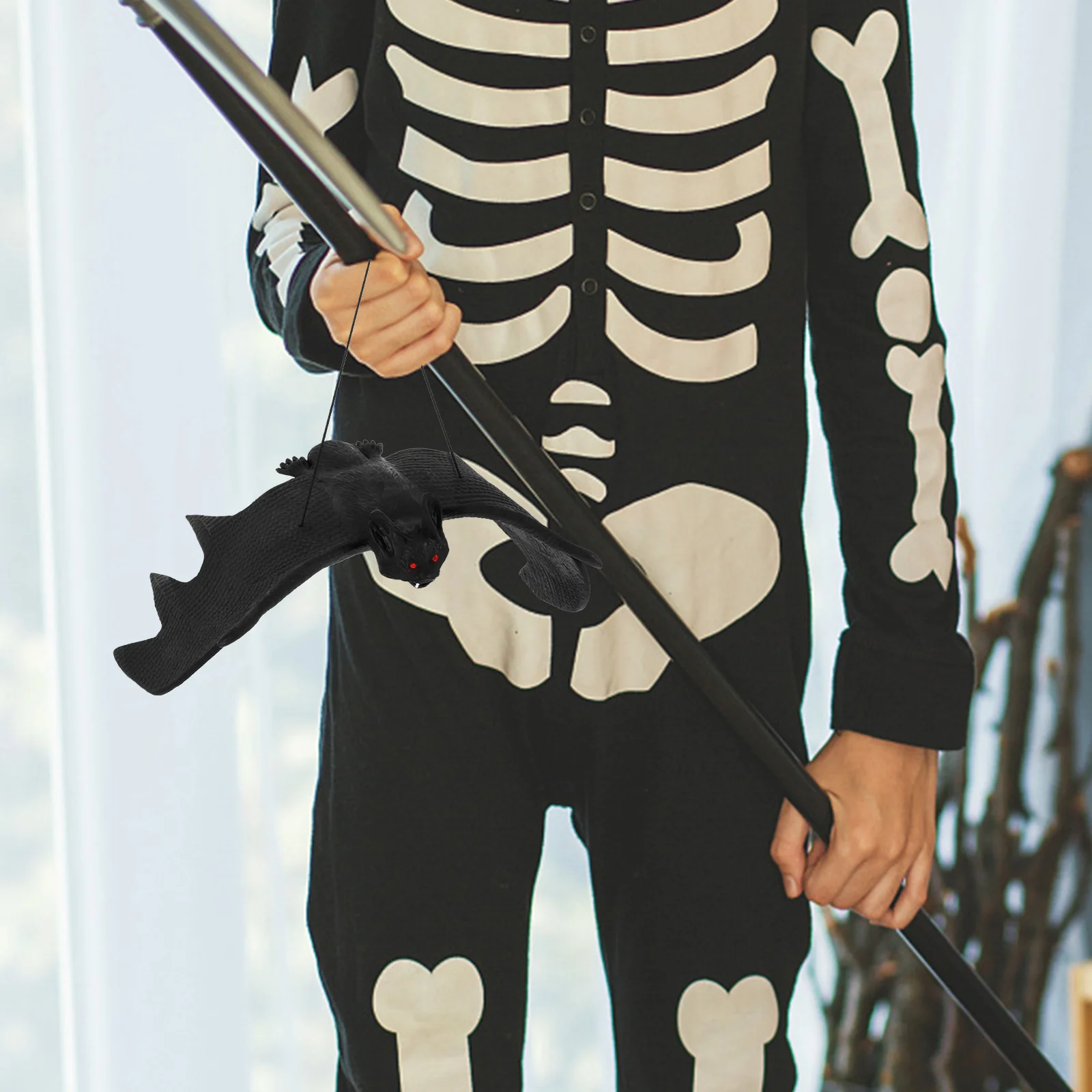 4 шт. детские игрушки Хэллоуин Поддельные летучая мышь вампира реквизит для детей