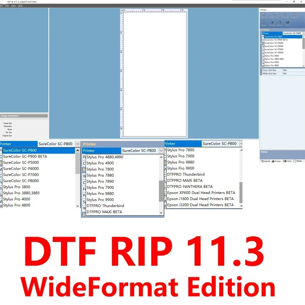 Программное обеспечение DTF V11.3 RIP ключ XP600 i3200 i1600 для Epson 11 3 Desktop L18050 L8050 L1800 ET 5800 5850 P900