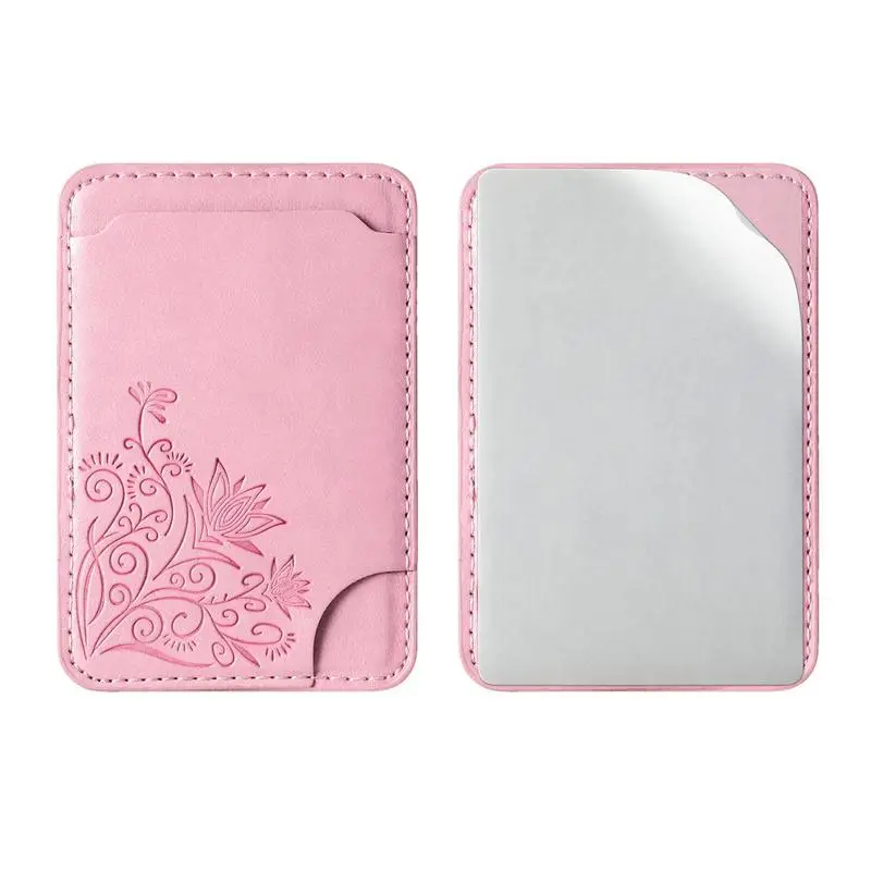 

Universal Self-Adhesive Sticker Card Sleeves Phone Wallet Case Stick On ID Credit Card Holder PU Leather Cellphone Pocket