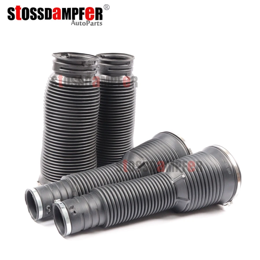 

StOSSDaMPF 4X Dust Boot Dust Cover + Clip Ring For Mercedes 4MATIC W220 Front Rear Air Suspension Shock 2203205013 2203202238