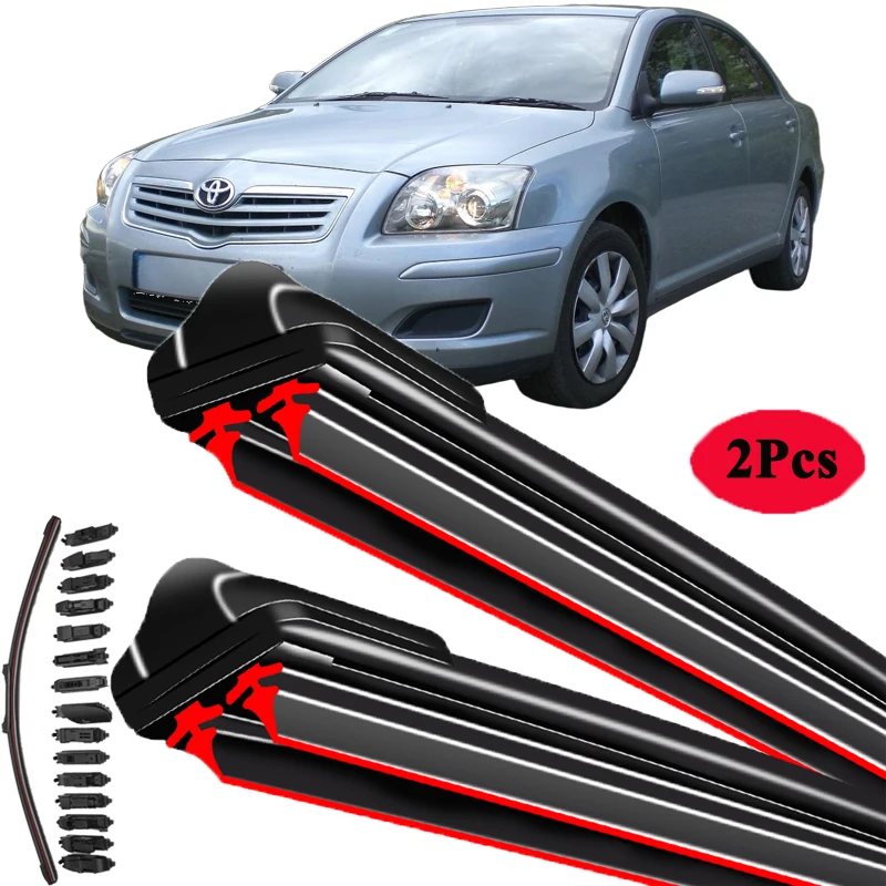 

Для Toyota Avensis T25 T250 2003 2004 2005 2006 2007 2008 2009 щетки для лобового стекла, аксессуары, щетки переднего стеклоочистителя автомобиля