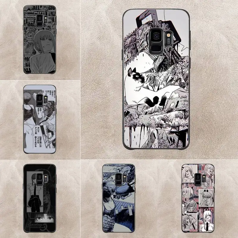 

C-Chainsaw Man Manga Phone Case For Samsung Note 8 9 10 20 Case For Note10Pro 10lite 20ultra M20 M31 Funda Case