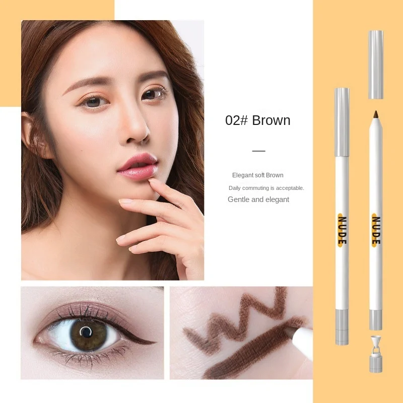 

Коричневая подводка для глаз водостойкий долговечный карандаш для макияжа глаз без пятен с точилкой женская косметика карандаш для глаз