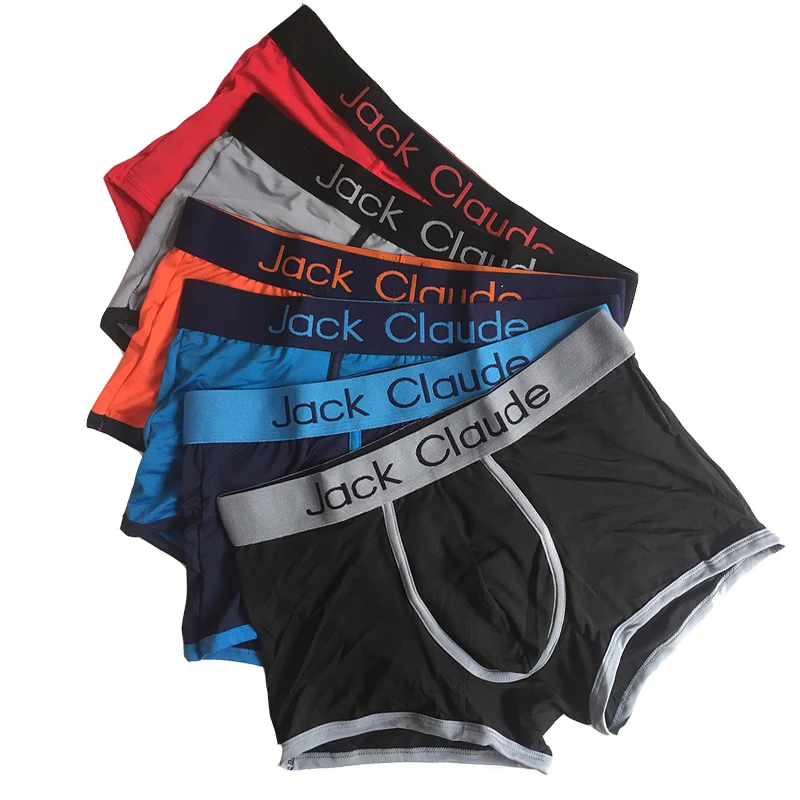 6pcs/Lot Brand Sexy Modal Boxer Men Underwear Mens Boxer Shorts Sexy Mens Trunks Panties Cuecas Boxer Underwear Breathable