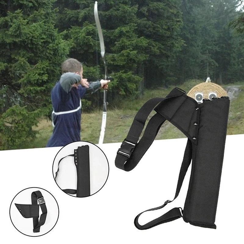 

Arrow Bag 49*14 Cm Oxford Cloth Arrow Quiver 3 Tubes Single Shoulder For Bow And Arrow Archery Hunting Shooting Accessories