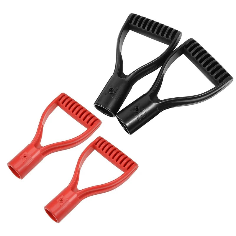 

2Pcs D Grip Hand Shovel Handle For Digging Scoop Back Saver Replacement Raking Tool Snow Removal Garden Tool
