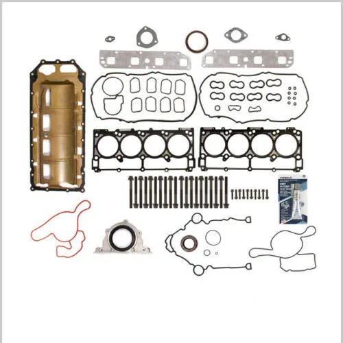 

Fits 03-08 Chrysler Dodge Ram 5.7L HEMI OHV Full Gasket Set Bolts VIN 2 D
