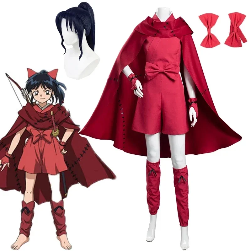 Аниме InuYasha Hanyo no Yashahime полудемонная принцесса Мороха кимоно костюмы для косплея