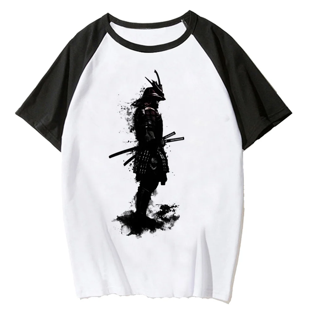 

Футболки женские с рисунком самурайского армированного аниме Y2K