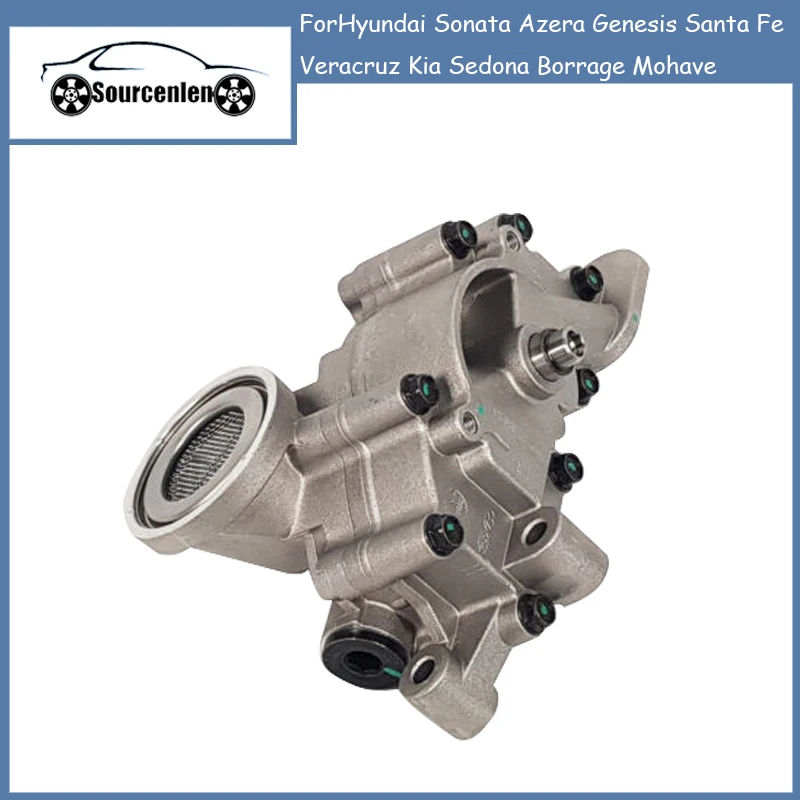 

Gneuine Engine Oil Pump Case For Hyundai Sonata Azera Genesis Santa Fe Veracruz Kia Sedona Borrage Mohave 21310-3C300