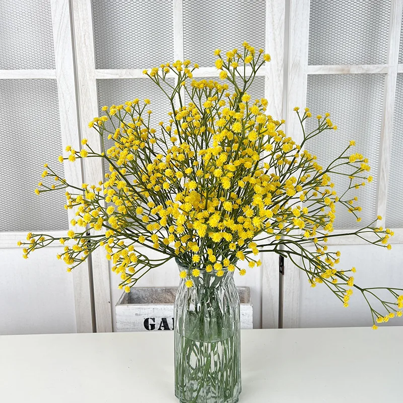 

Искусственные цветы гипсофила Lucky flower 108 головок 60 см