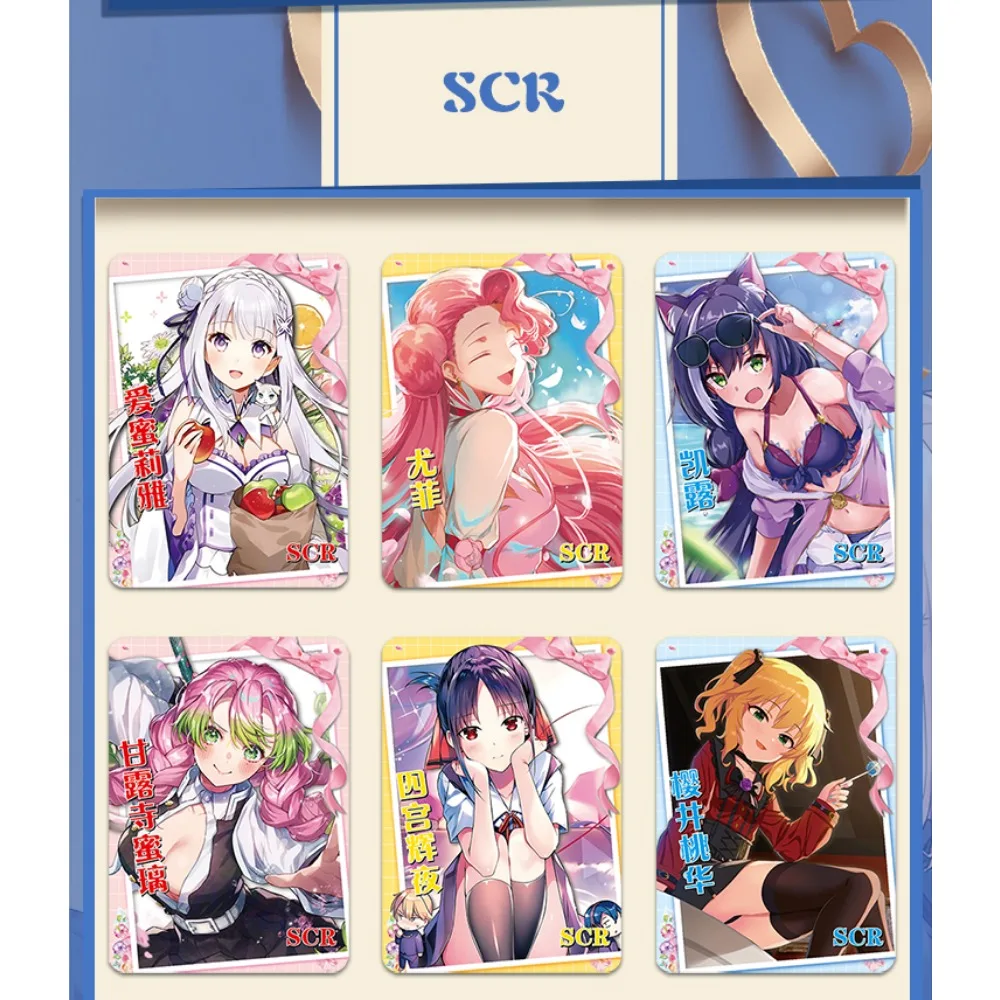 Коллекционная Карта История богини полный набор Аниме игры девочка флорианская