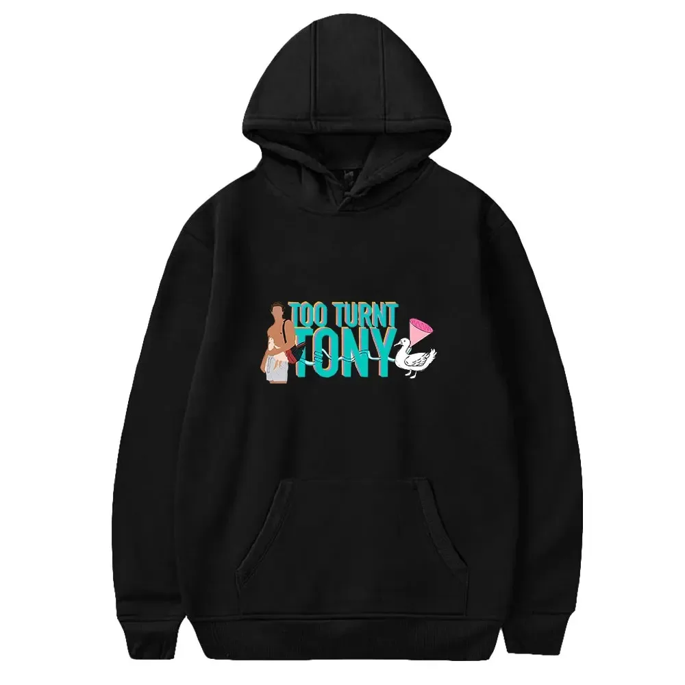 TooTurntTony Hoodie para homens e mulheres pulôver de manga comprida moletons unissex streetwear casual roupas da moda 2024