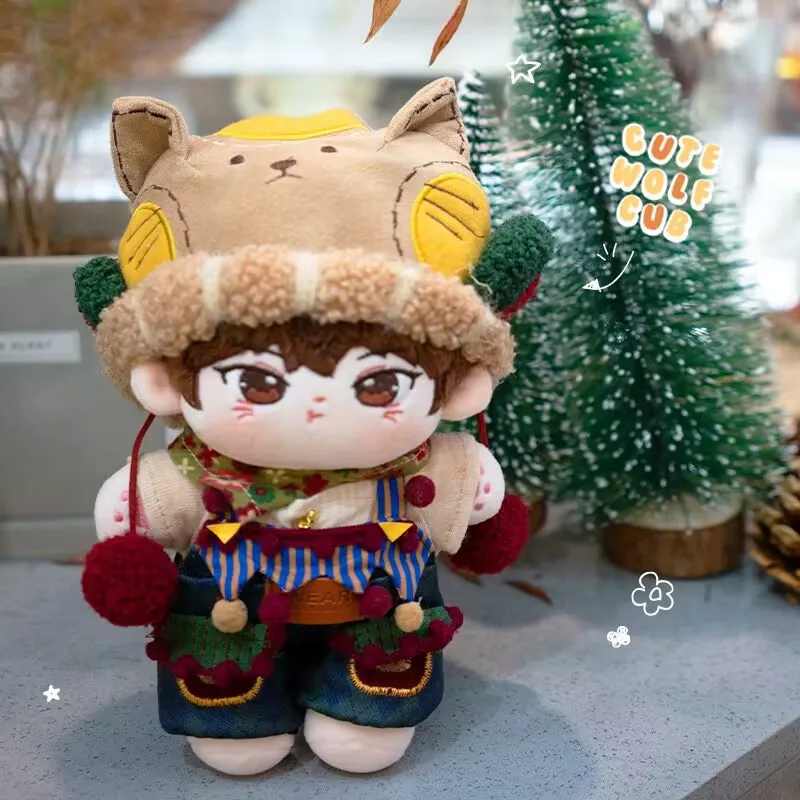 Плюшевые куклы без одежды для косплея милый маленький волк оригинальные