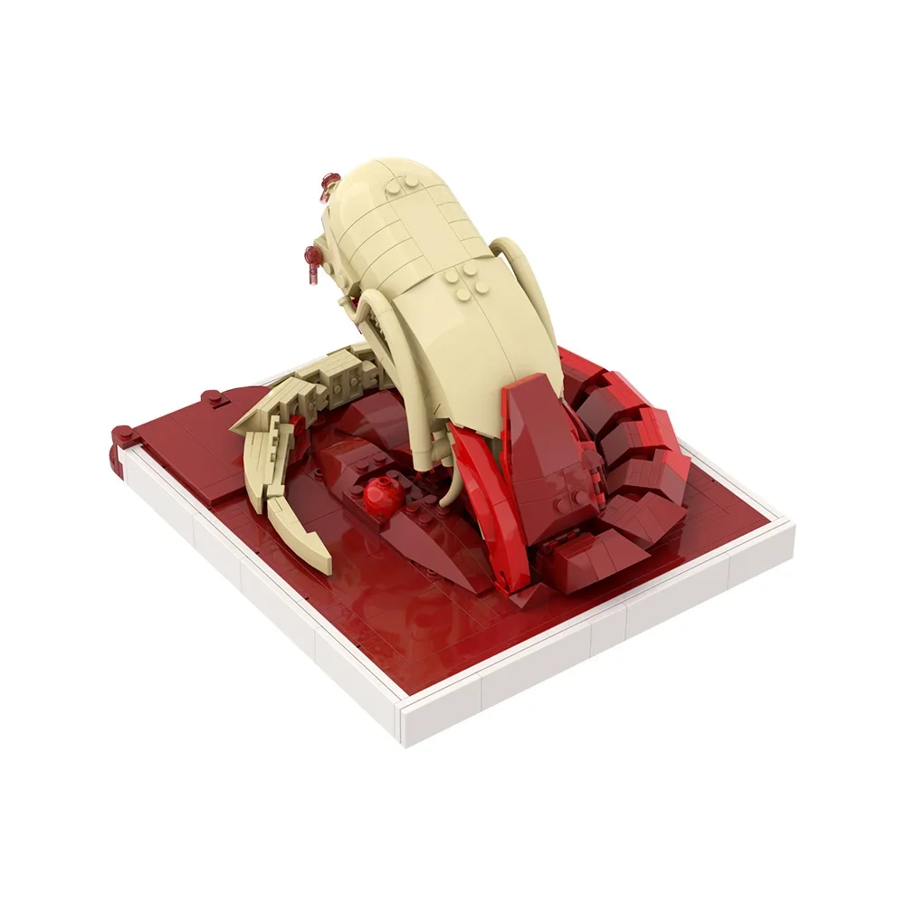 Фото Gobricks MOC Xenomorph Chestburster Строительные блоки Чужой монстр Chestburster Кирпичи Модель Facehuggers Блоки Игрушка в подарок №5
