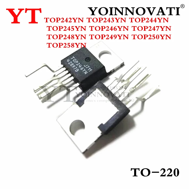 10Pcs/lot TOP247YN TOP243YN TOP244YN TOP245YN TOP246YN TOP250YN TO-220 TOP249YN TOP242YN TOP248YN TOP234YN TOP233YN TOP232YN