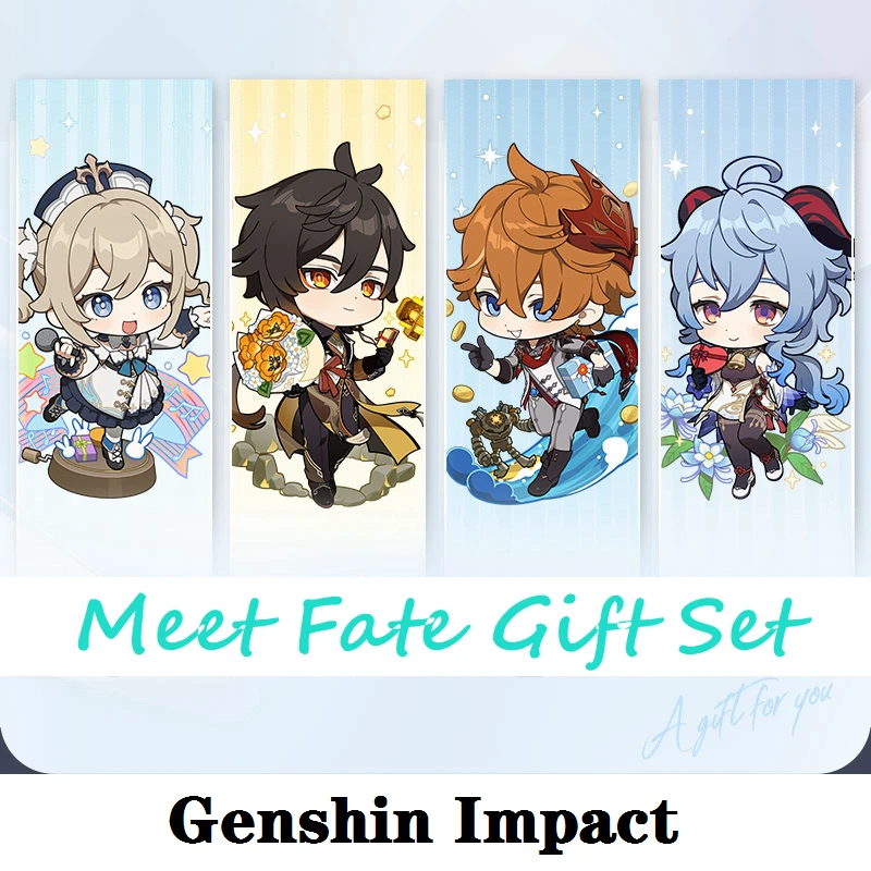 

Подарочный набор Genshin Impact Fate Game Collection аниме Проект Косплей Подушка Подвеска значок подставка Zhongli Ganyu тартаглия Барбара