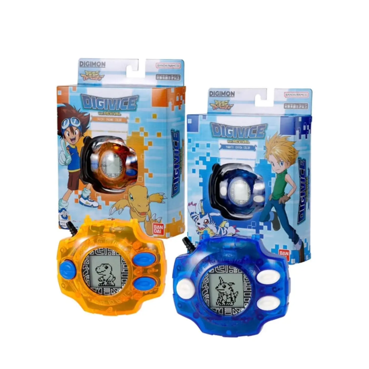 Фото В наличии: Bandai Digimon Adventure Digivice Ягами Тайчи, Ишива Ямато, Ягами Хикари – виртуальный питомец, электронная игрушка, коллекционный подарок. №4