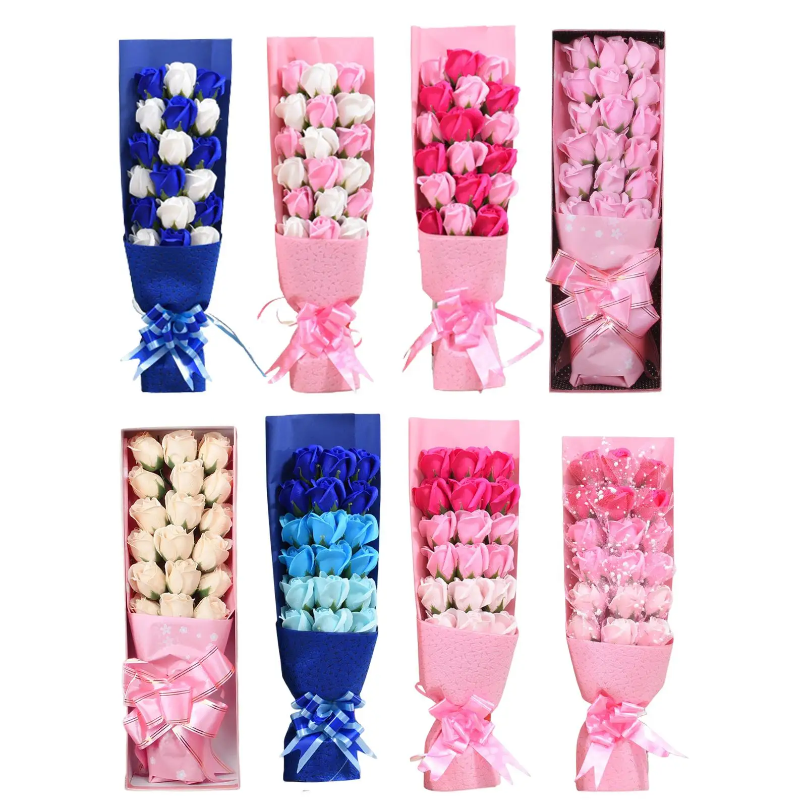 Flower Bouquet Bath Mom Soap Roses Gift Ideas for Party Desktop Thanksgiving