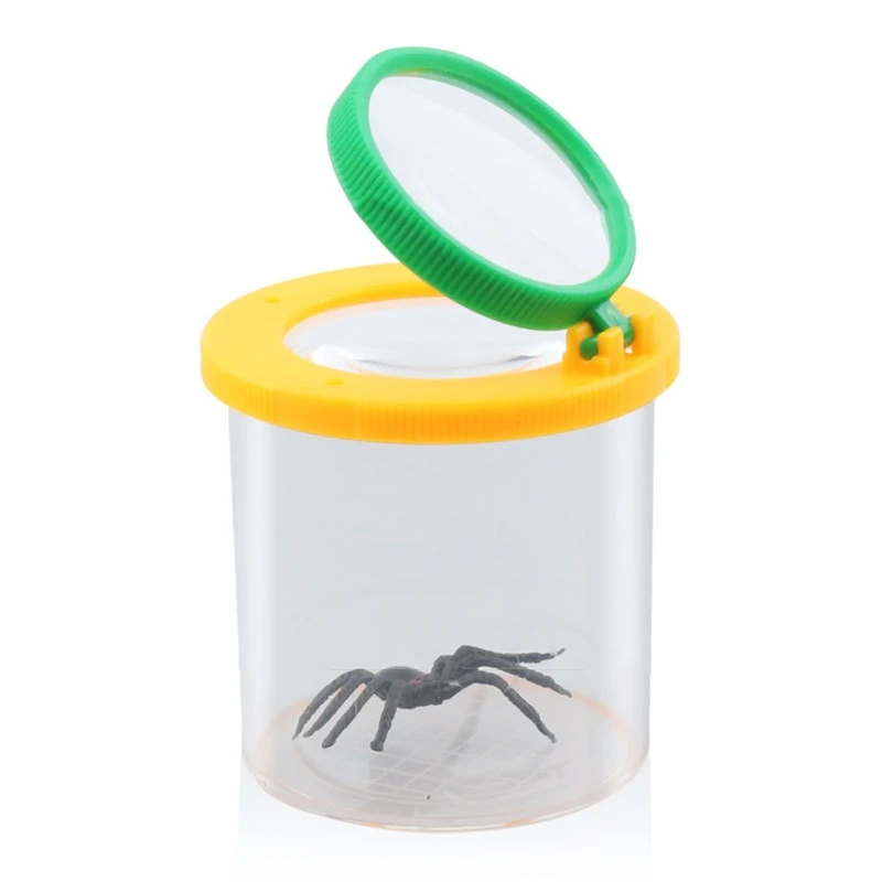 

37MD Bug Insect Viewer Magnifier Box Kids Magnifying Glass Magnifying Glass Insect Observation Viewer Magnifying Box 6 Pcs