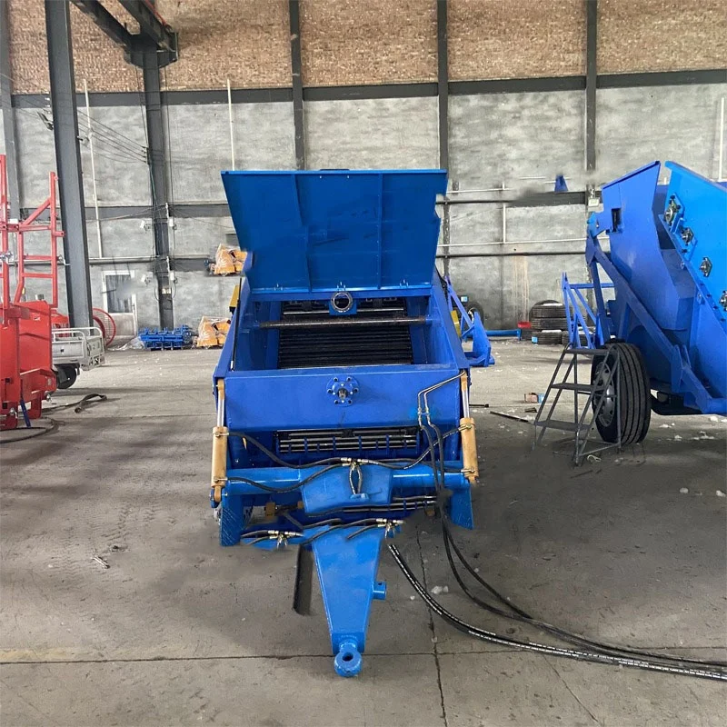 Автоматические большие сельскохозяйственные машины. Сборщик камней для