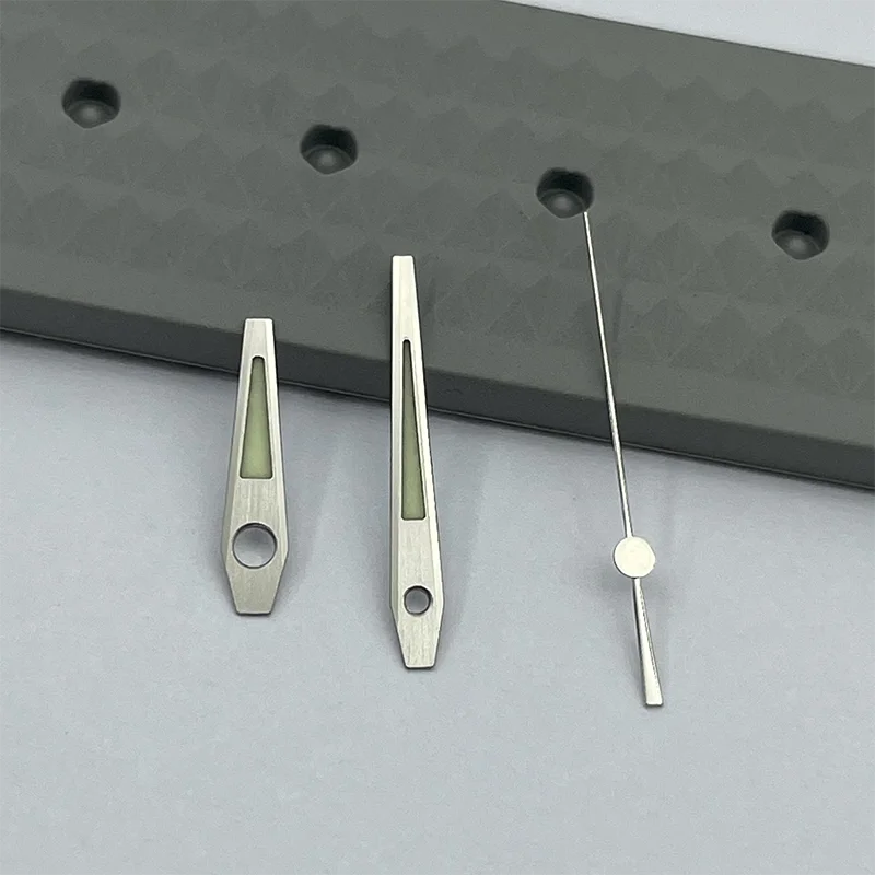 Watch Modify Parts High Quality GS Style Luminous Watch Hand Flat Top Second Pointer Fit NH35/36/7S26 Automatic Movement