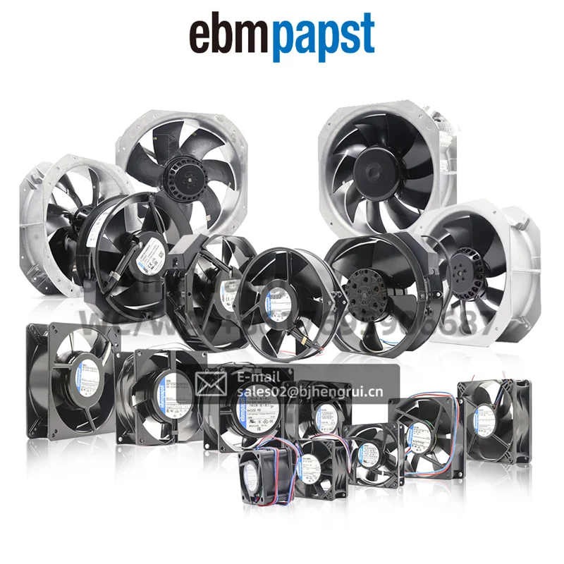 Фото ebmpapst W2S130-AA03-71 17255 230 В переменного тока 130 мм 50/60 Гц 45 Вт 0,31 А IP20 Осевой охлаждающий вентилятор с шарикоподшипником Rittal для шкафа №5