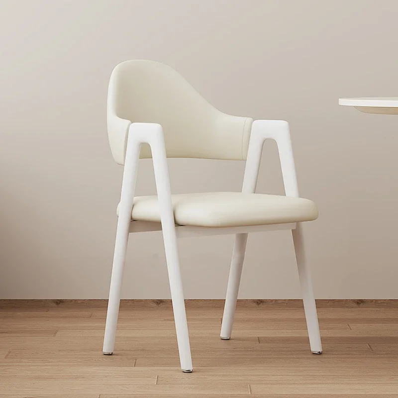 Дизайнерская Реплика обеденных стульев для балкона кожаная Современная