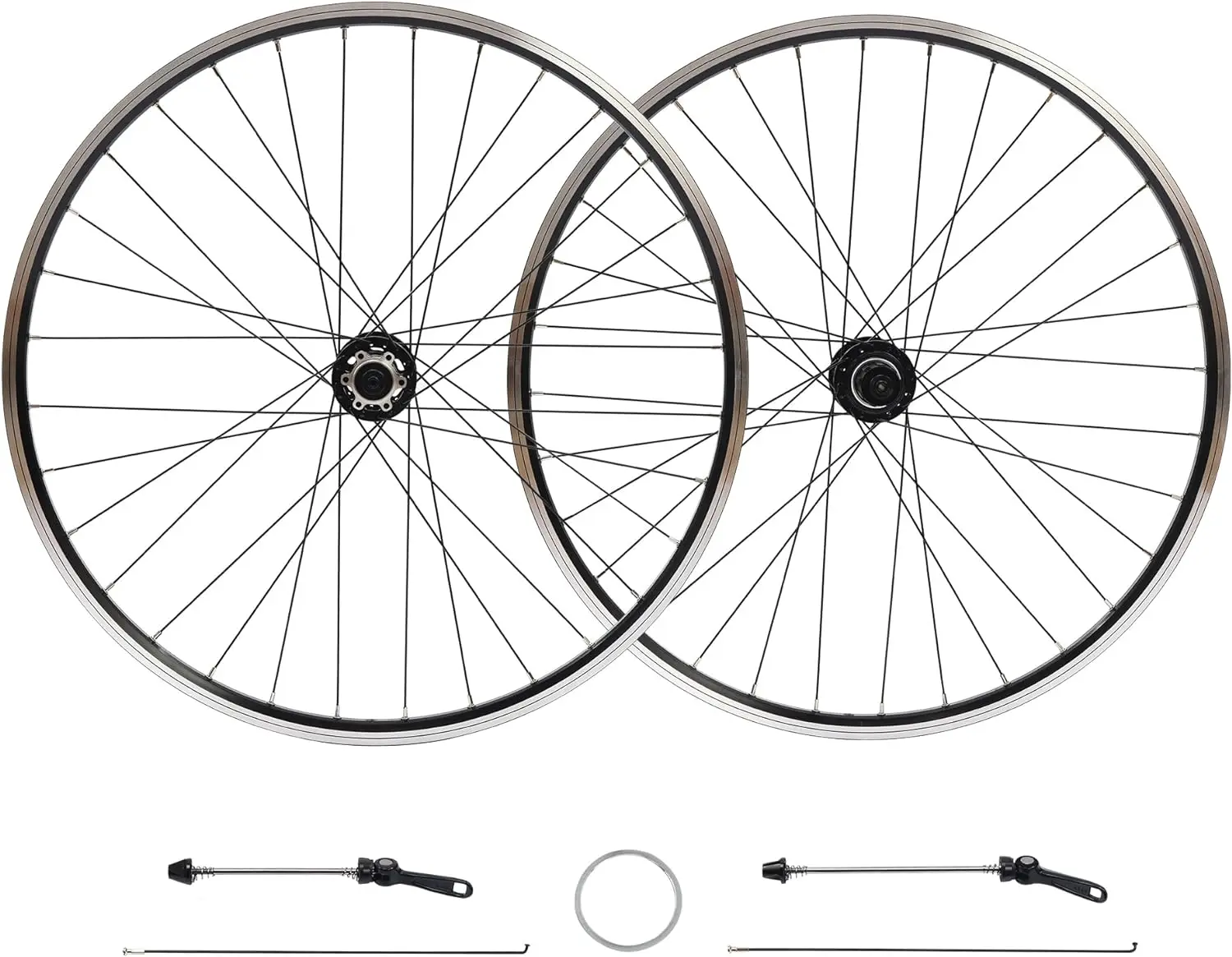 

Комплект колес для велосипеда ZUKKA, 26/27, 5/29 дюйма, комплект колес для горного велосипеда, двойные настенные диски из алюминиевого сплава, передняя и задняя колесные диски для дискового и ободочного тормоза