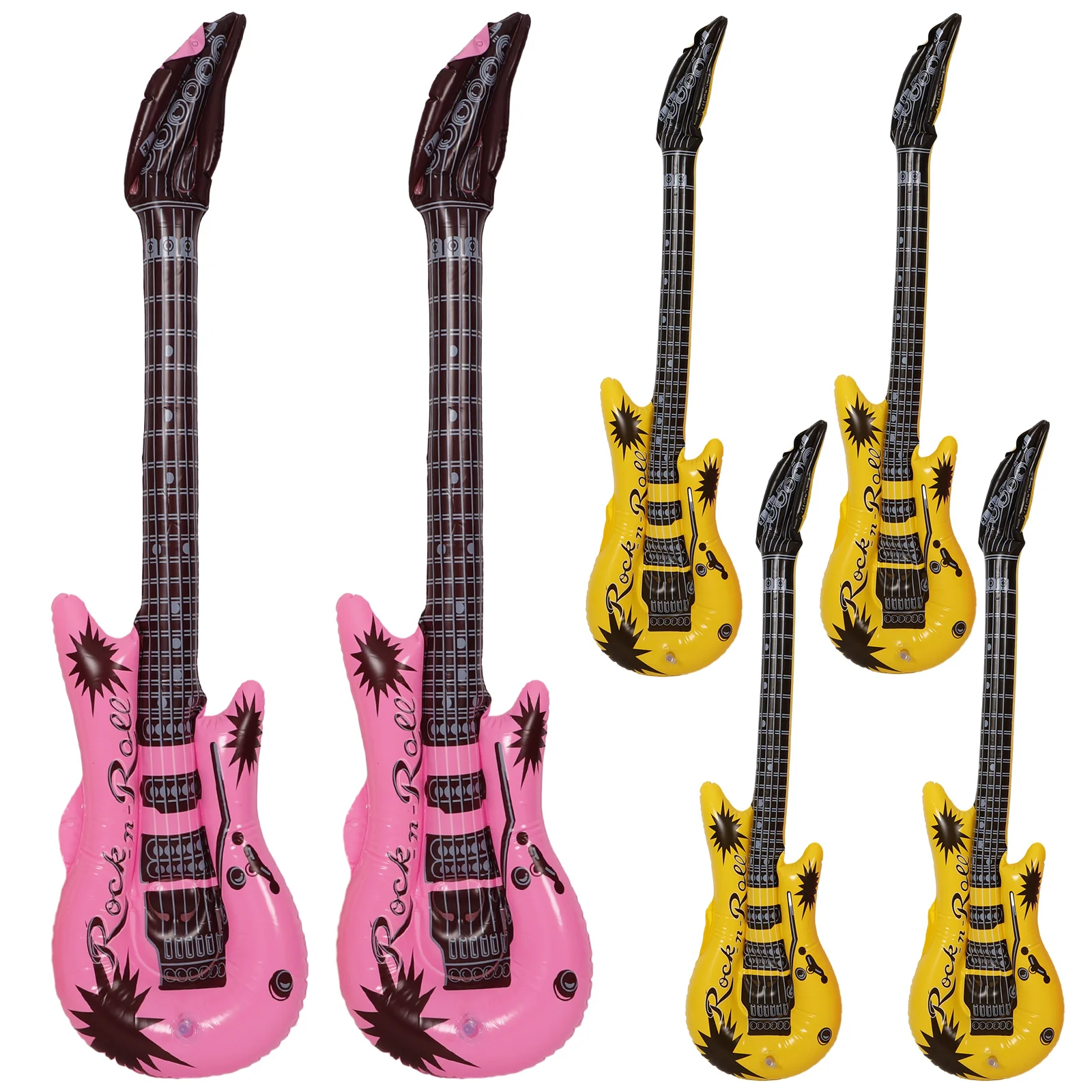 6 шт. украшения для особых случаев гитара гелиевый шар день рождения