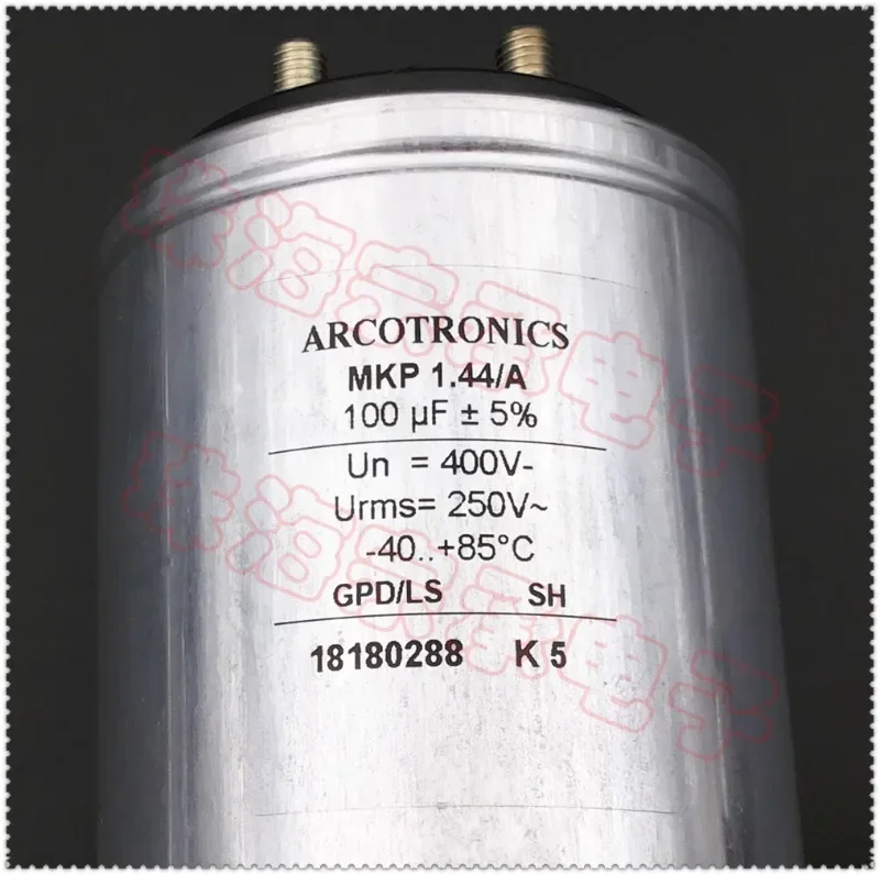 Импортный итальянский Arcotoronics MKP 1 44/A100UF 400VDC 250VAC конденсатор.