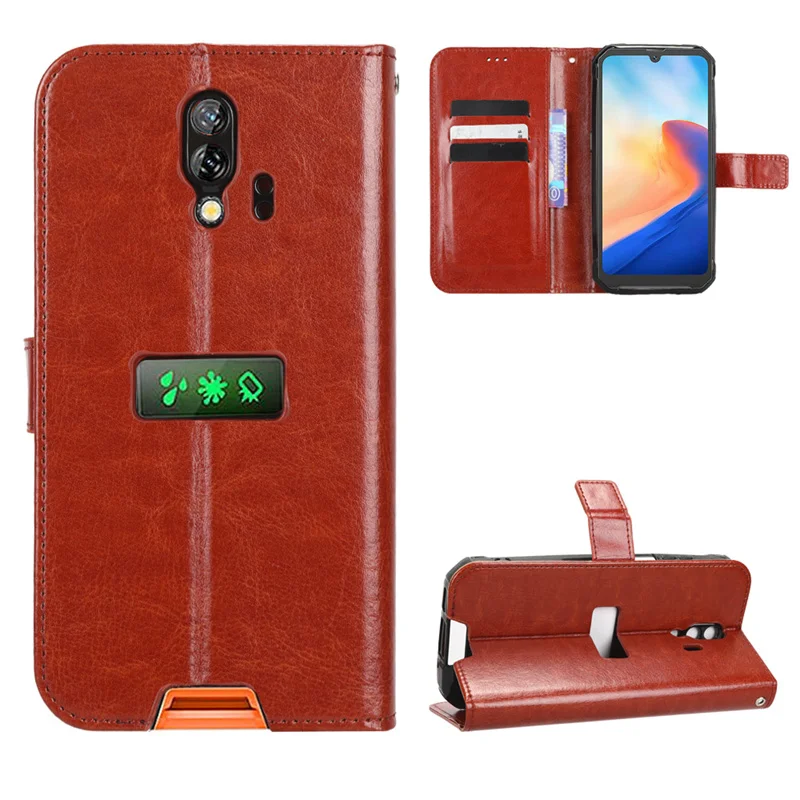 Для Blackview BV7200 Luxury Crazy Horse кожаная фотосессия подходит для искусственная кожа
