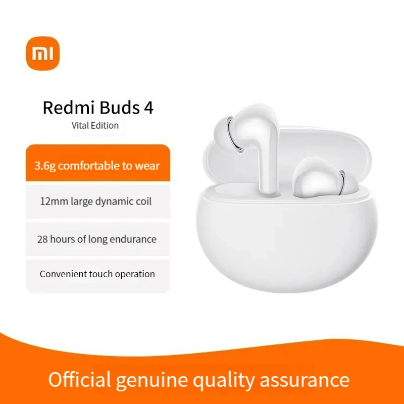 

Xiaomi Redmi Buds4 Vitality Board Wireless Bluetooth 5.3 Earphones Waterproof Long Range Sports Music