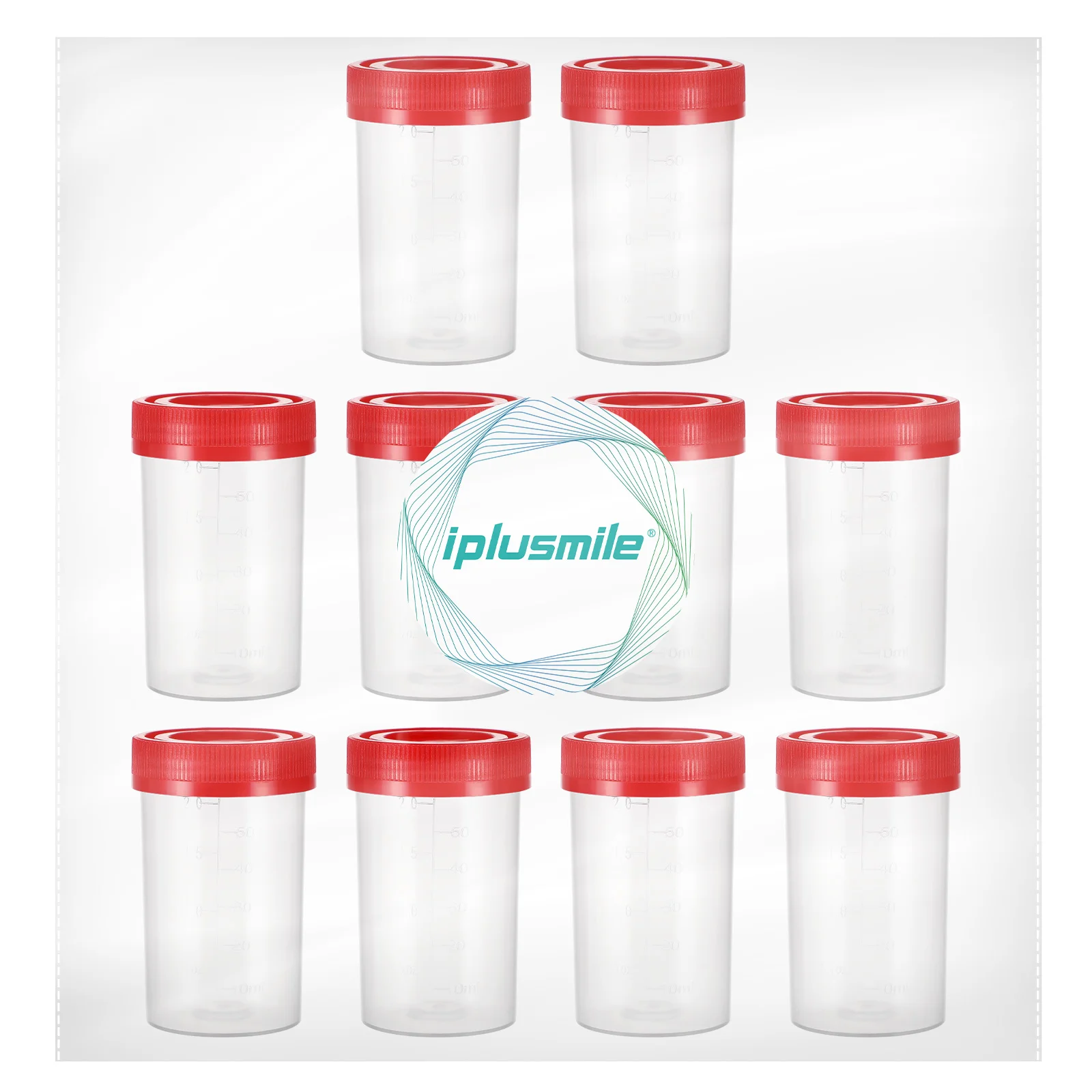 

10 Pcs Sampling Cup Makeup Containers Urine Sample Pots Specimen Small Plastic Travel