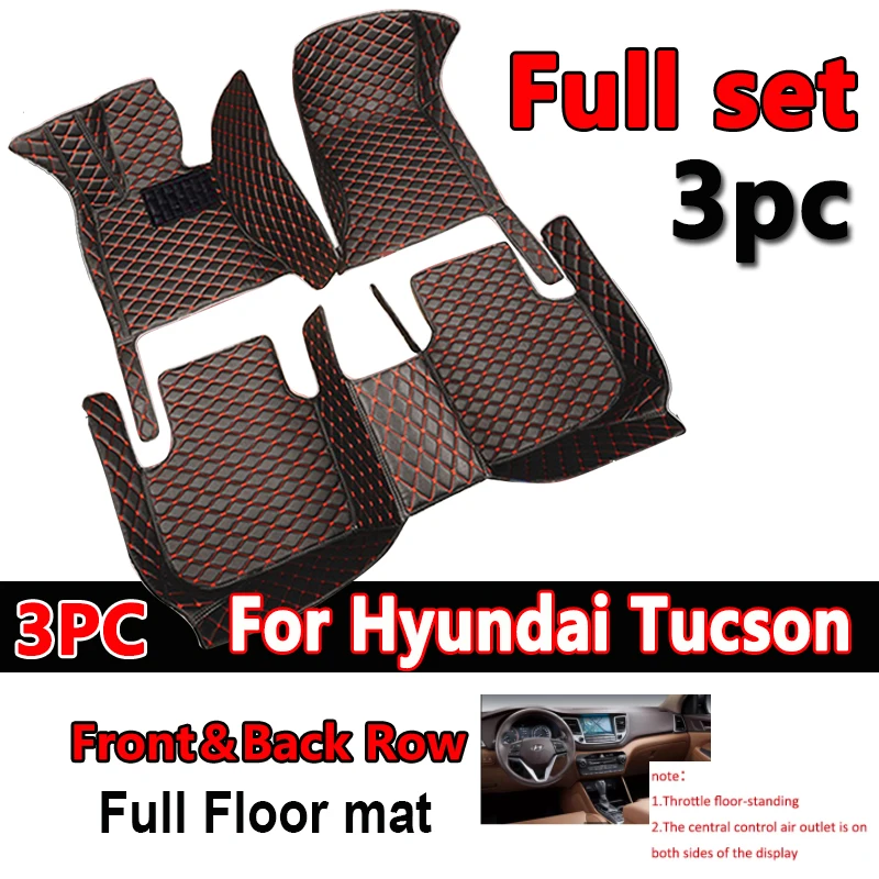 

Car Floor Mats For Hyundai Tucson TL 2016 2017 2018 Carpets Mat Waterproof Rugs Anti Dirty Pad Interior Parts Car Accessories