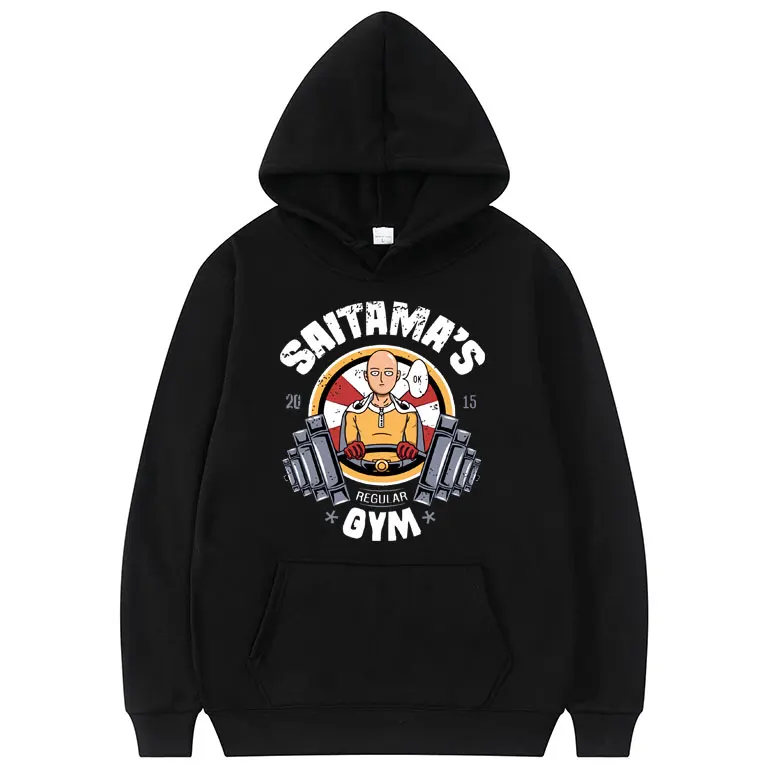 

Funny Japan Anime One Punch Man Gym Hoodie Men Fashion Confortable Hoodies Unisex Casual Loose Tracksuit Mens Casual Sweatshirts