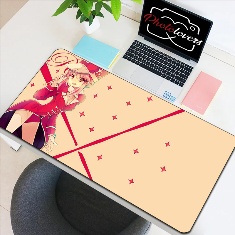 

Коврик для мыши Oshi No Ko, игровые коврики, коврик для мыши Xxl для клавиатуры, ПК, кабинета, милый игровой коврик Yugioh, большой Настольный коврик, увеличенный