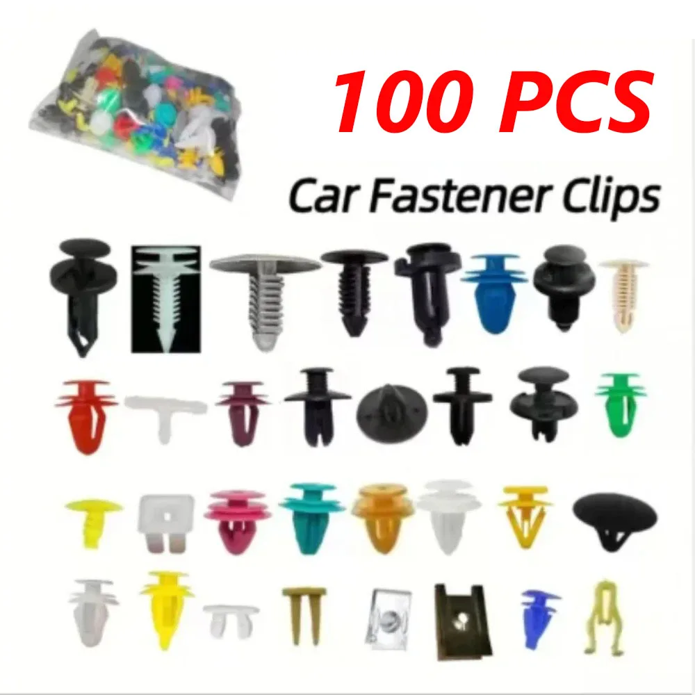 

Универсальные Автомобильные Клипсы (500/200/100 Шт.) – Набор Из 30 Типов Для Крепления Бампера Автомобиля, Материал АБС