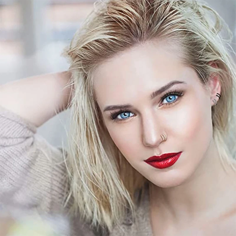 Кольцо двойное из нержавеющей стали для мужчин и женщин Ювелирное Украшение с