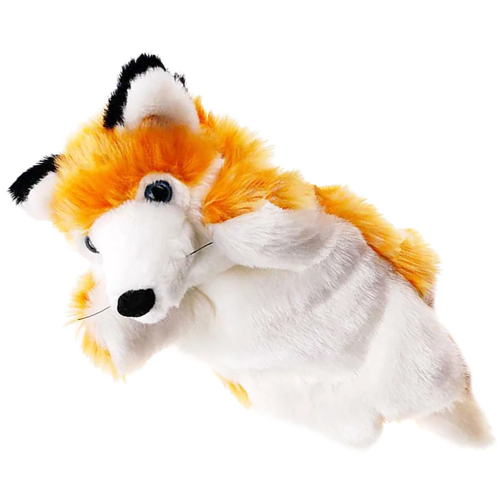 

Toyandona Hand Puppets Plush Fox Hand Puppets Soft Furry Stuffed Animal Hand Puppet Toy Imaginative Play Storytelling Teaching