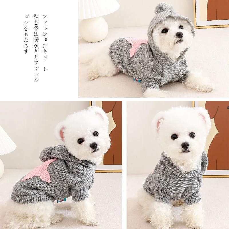

Одежда для собак, Свитера для собак на осень и зиму, теплая и плотная, подходит для пальто французского бульдога малого и среднего размера