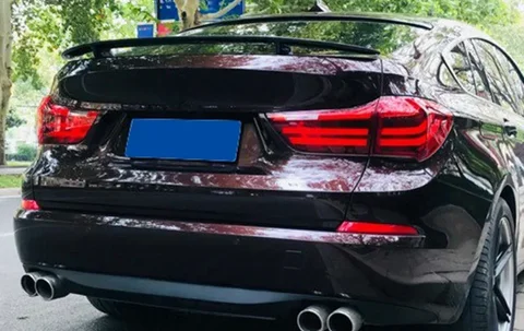 BMW GT F07 Автомобильный задний спойлер багажника Комплект кузова из настоящего углеродного волокна Задний спойлер автомобиля Крыло для BMW 5 серии GT F07 2010-2013 Комплект кузова