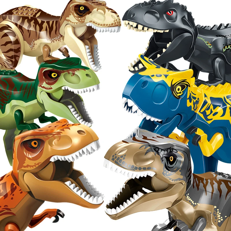 

Конструктор динозавр «Мир Юрского периода», тираннозавр 2, сборные кирпичи «сделай сам», фигурки динозавра птерозавра, игрушка для детей, подарок