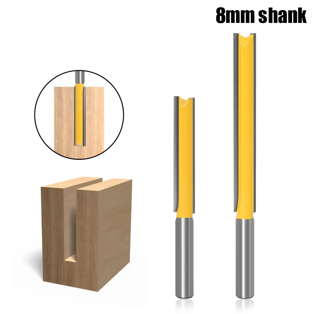 

1 pc Straight/Dado Router Bit 1/2" Dia. X 3" Length - 8" Shank Woodworking cutter Wood Cutting Tool