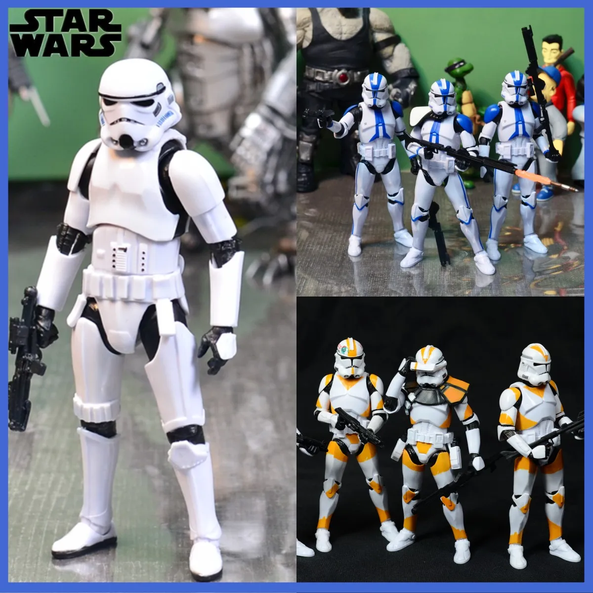 

Star Wars 212th Arc Trooper Commander Specialist Waxer Boil 6" Action Figure Phase 2 Ii Battalion Clone Trooper Model