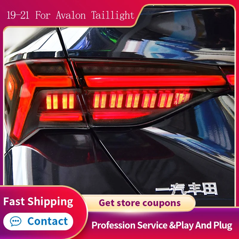 

Car Lights For Avalon 2019-2021 LED Auto Taillight Assembly Upgrade Highlight Dynamic Signal Lamp Light Bar Tool Accessories