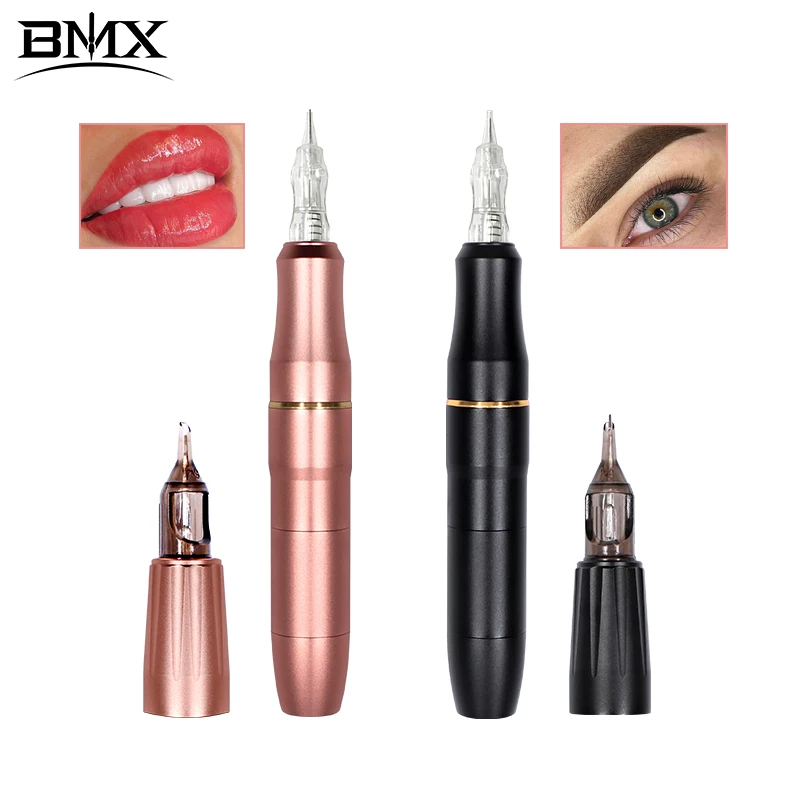 BMX Permanent Makeup Machine Eyebrow Tattoo Pen Dual Use Tattoo Machine Gun for PMU digital microblading Eyeliner Lip