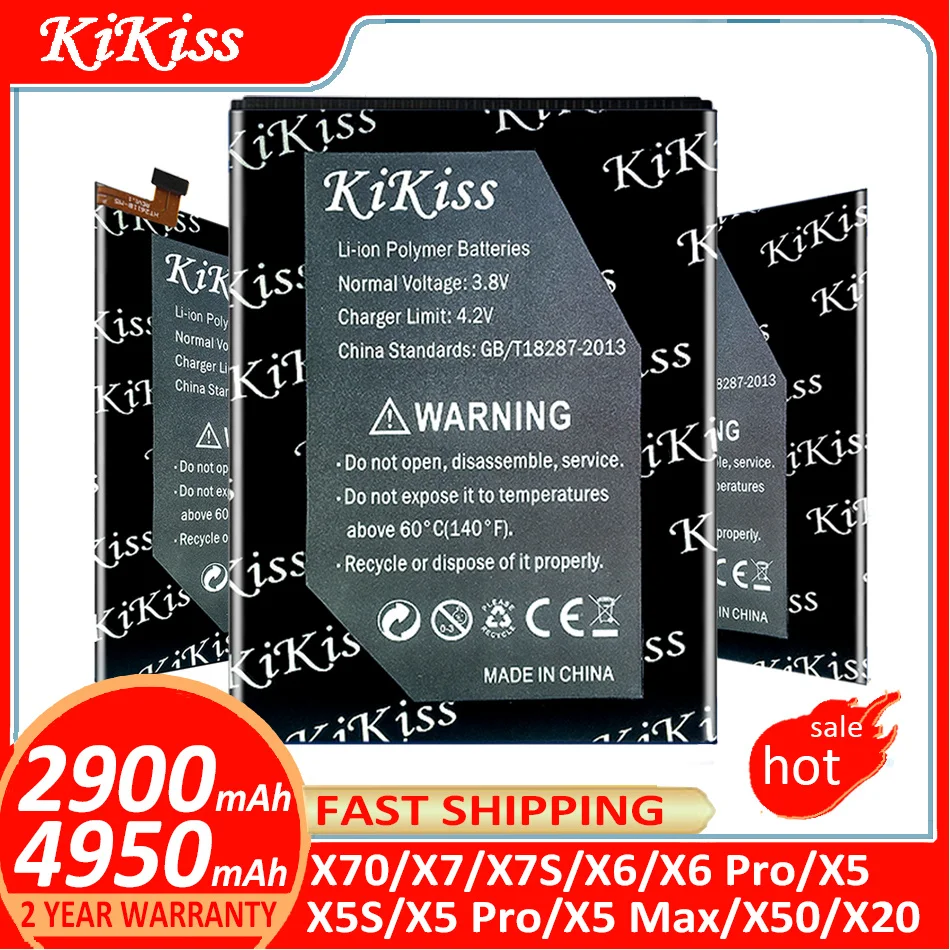 

Аккумулятор KiKiss Для Doogee X70/X7/X7S/X6/X6 Pro/X6Pro/X5/X5S/X5 Pro/X5Pro/X5 Max/X5Max/X50/X20 батареи + контрольный номер