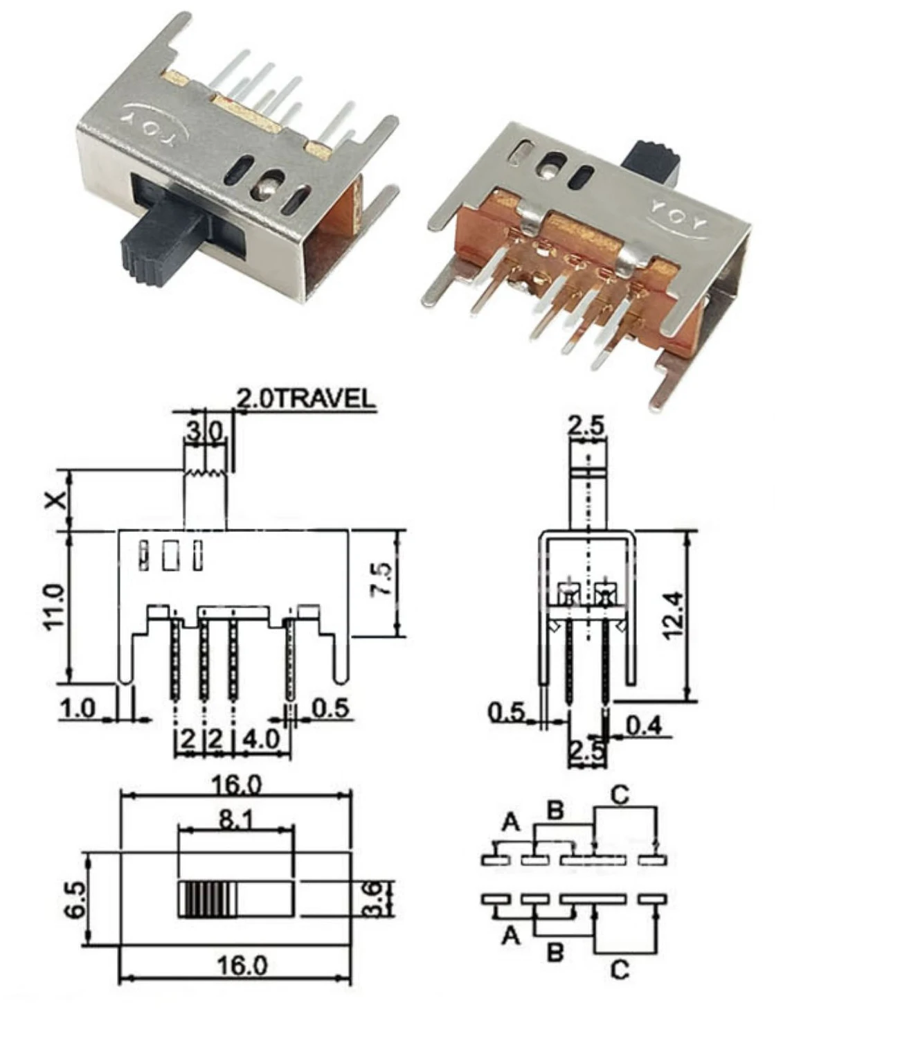 5mm 8pin