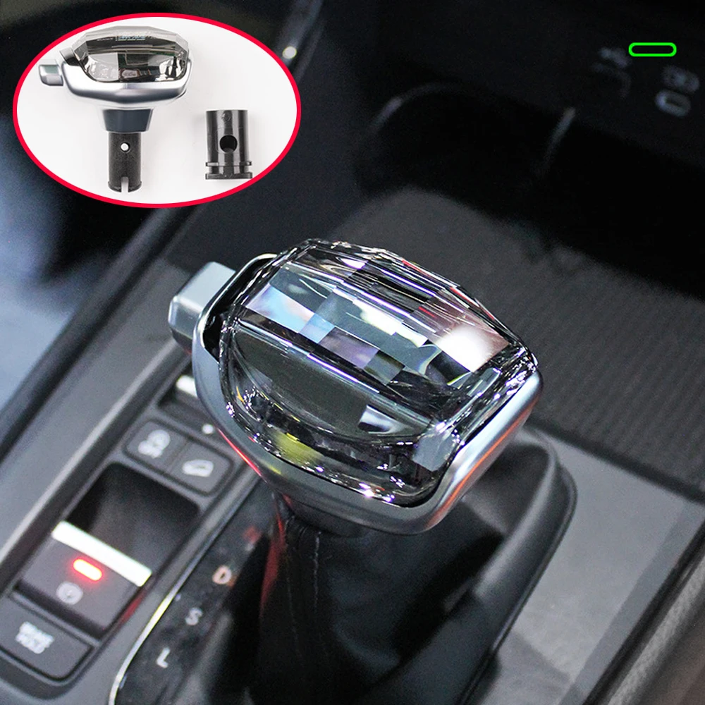 

Bright Crystal Gear Shift Knob Cover for Honda Accord 10th Odyssey Vezel HRV Fit Civic 11th CRV 2023 Grips Stick Head LHD